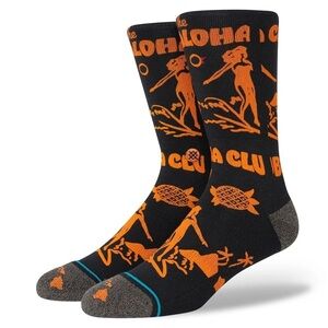 New with tags STANCE - LIVE ALOHA CREW SOCK